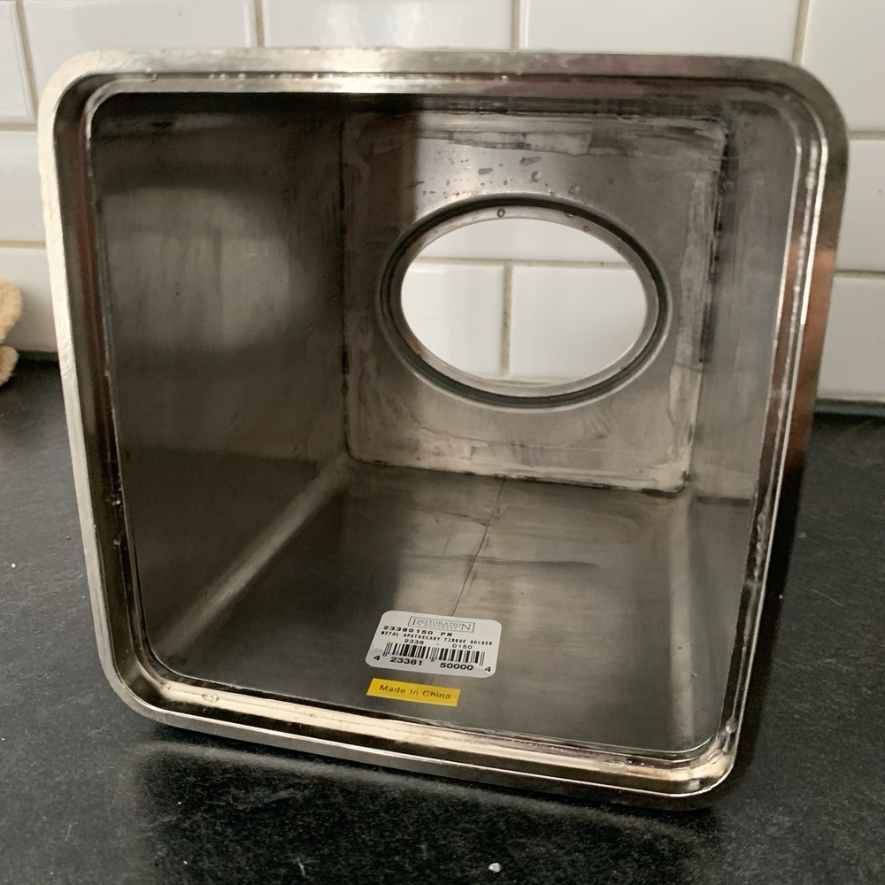 Restoration Hardware Apothecary Metal Tissue Holder - Picture 4 of 5